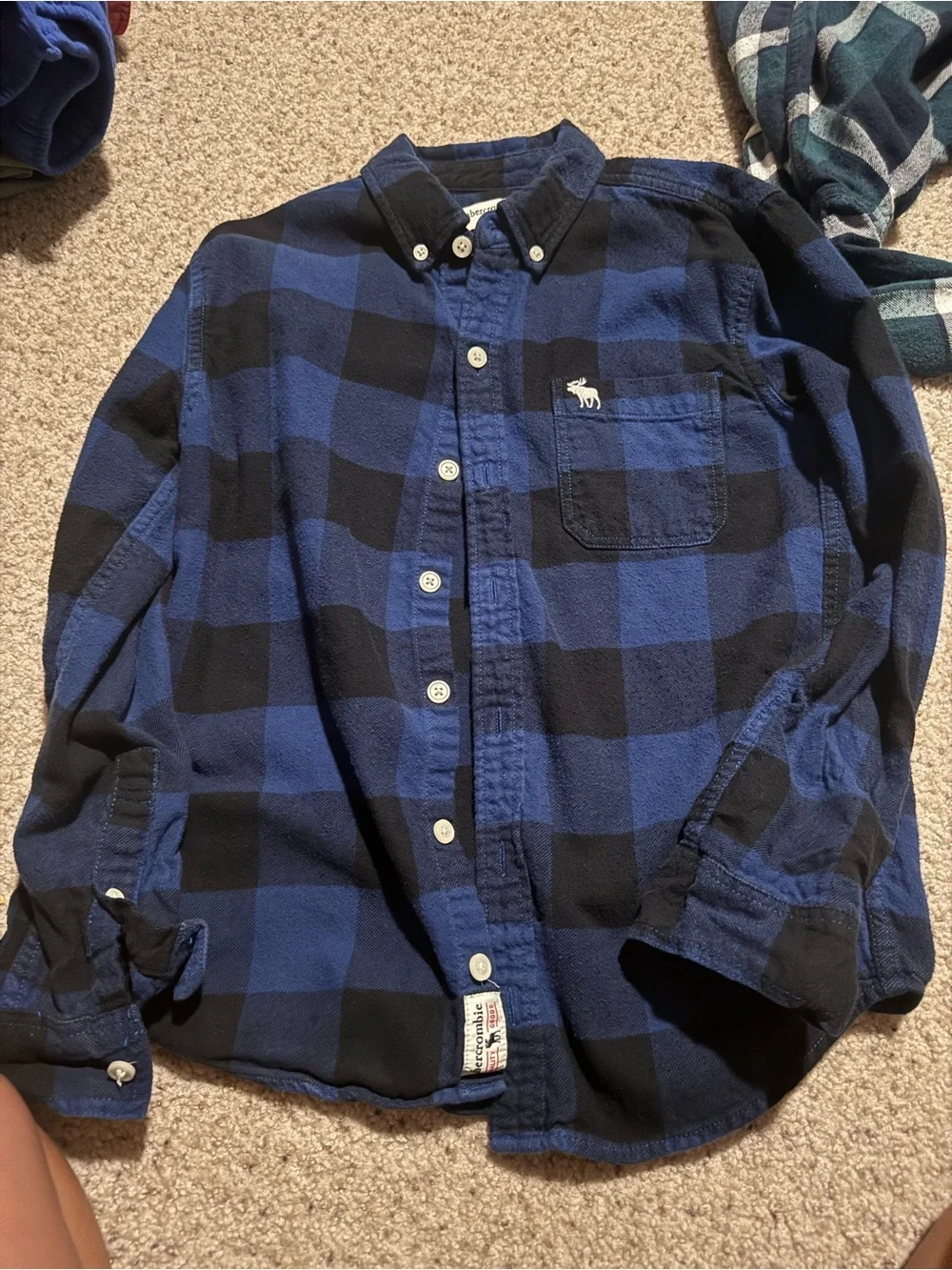 Abercrombie 9/10 flannel lot